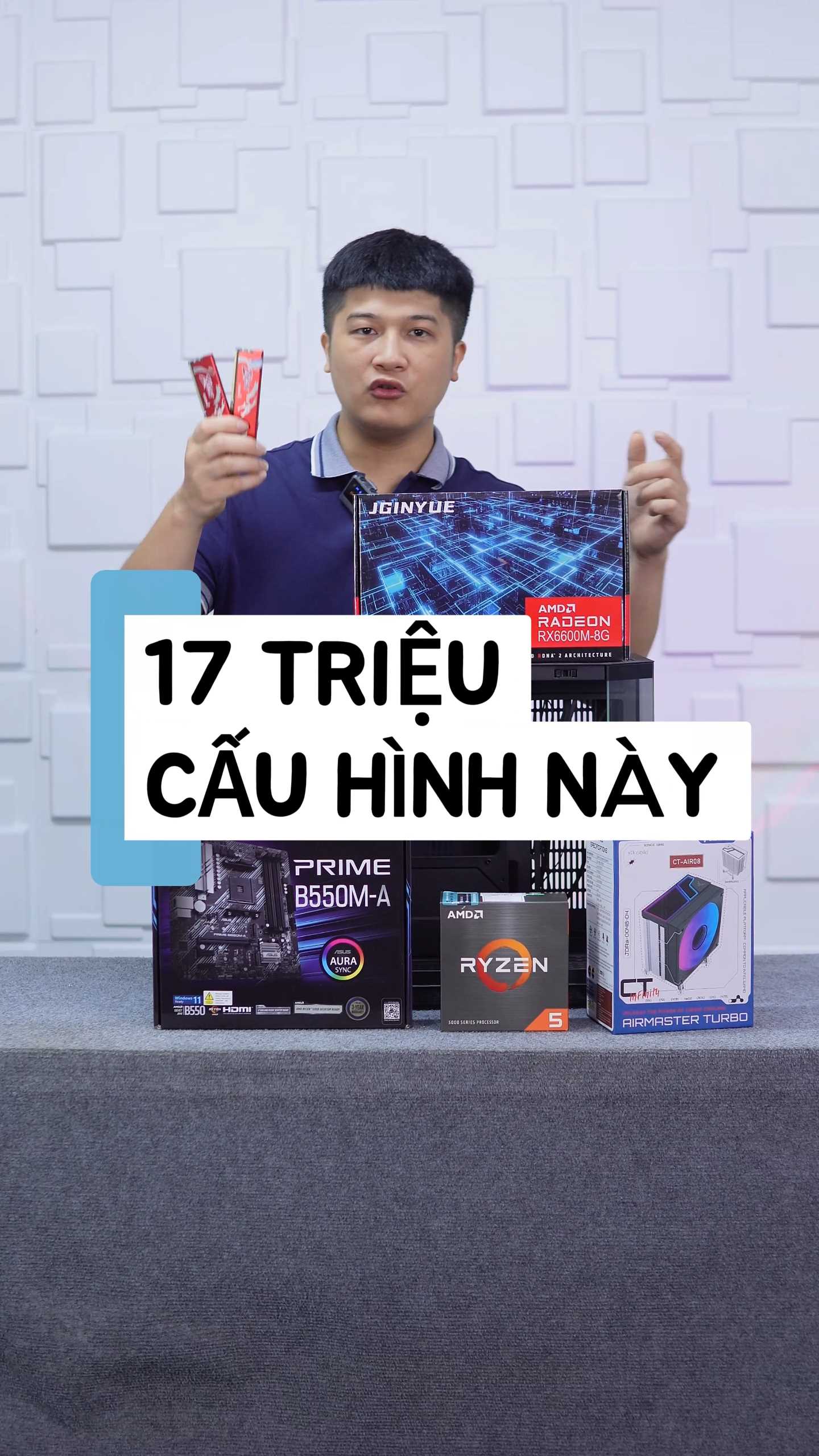 Build PC Gaming 17 Triệu Ryzen 5 5600X Giá Rẻ Hiệu Năng Khủng